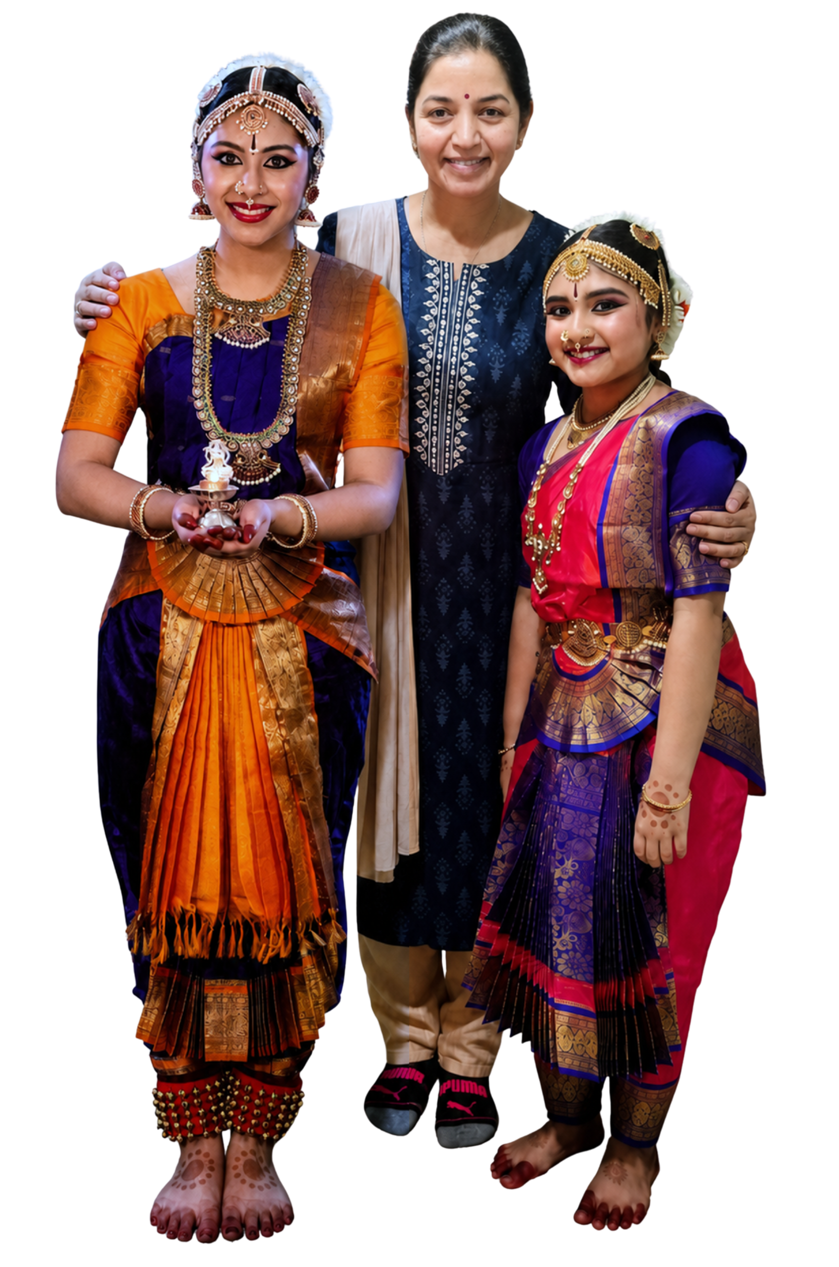 Guru Smt. Dr. Kripa Baskaran with Students